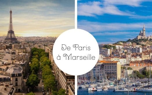 Photo de Paris et photo de Marseille