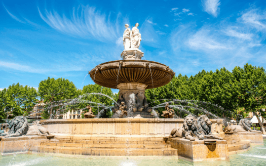 Fontaine de la Rotonde à Aix en Provence