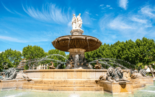 Fontaine de la Rotonde à Aix en Provence